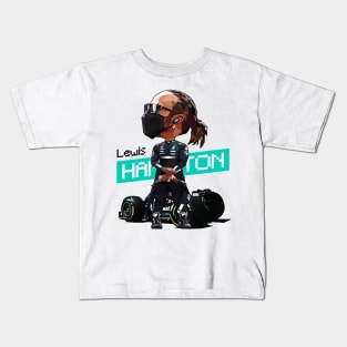 Lewis Hamilton - Pixel Art Kids T-Shirt